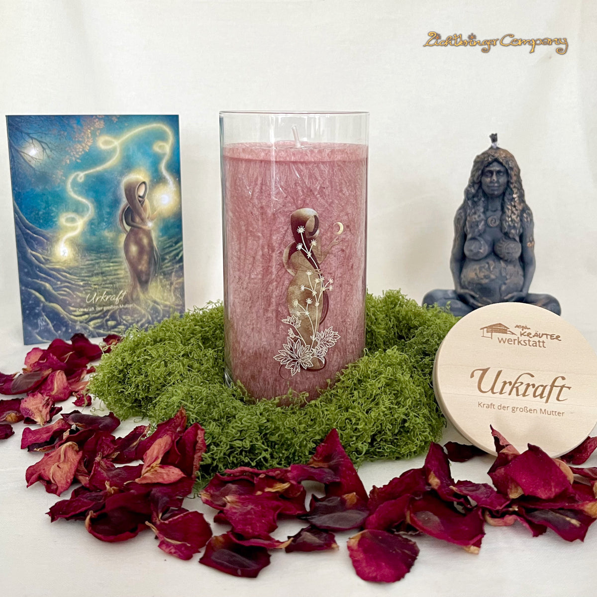 Urkraft Kerze - für Schwangerschaft, Geburt, Transformation, Vertrauen!