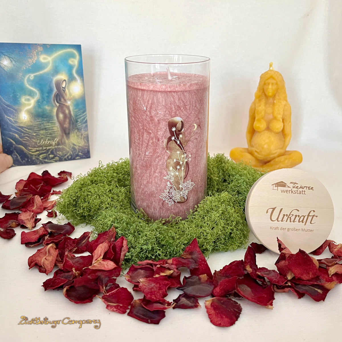 Urkraft Kerze - für Schwangerschaft, Geburt, Transformation, Vertrauen!
