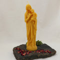 Maria Kerzenstatue aus Bienenwachs