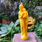 Mother Mary - Madonna and Child - Beeswax Candle