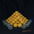 Bougies chauffe-plat en cire d'abeille