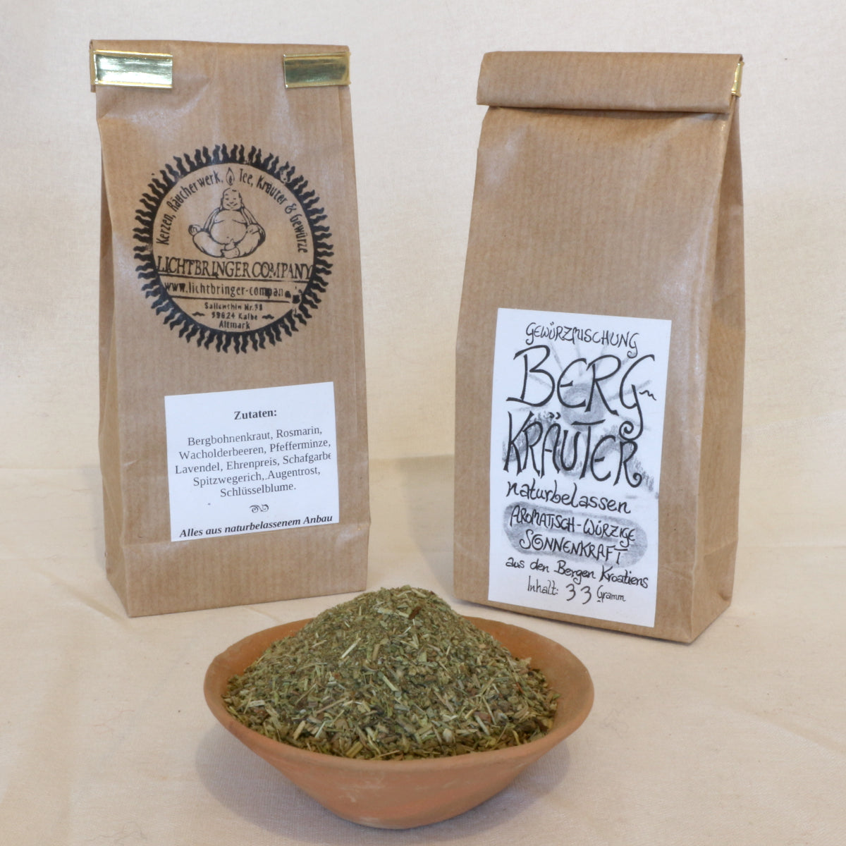 Bergkräuter – aromatische Kräutermischung mit wilden Bergkräutern