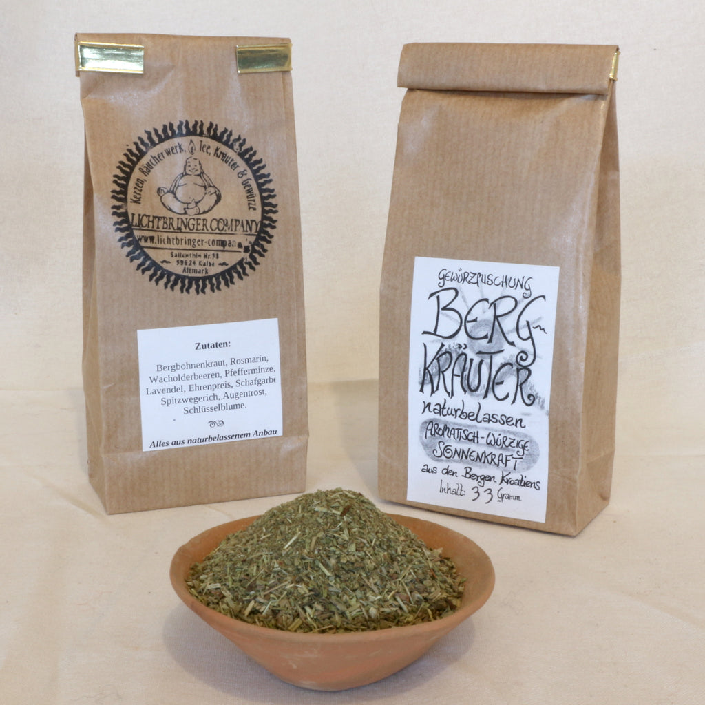 Bergkräuter – aromatische Kräutermischung mit wilden Bergkräutern
