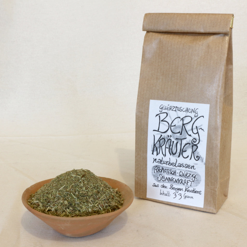 Bergkräuter – aromatische Kräutermischung mit wilden Bergkräutern