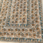 Block Print Fabric Paisley & Flowers
