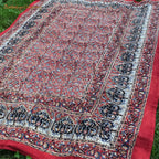 Blockdruck Tuch Oriental mit vielschichtigem Muster