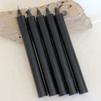 Schwarze Kerzen mit Patchouliduft 5 Stück
