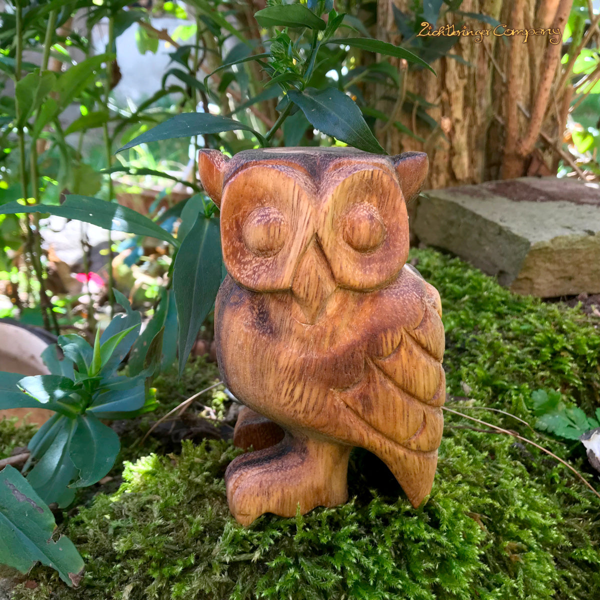 Flöteneule aus Holz Größe 3 – Eulenflöte mit original Eulenruf
