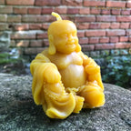 Bouddha porte-bonheur en cire d'abeille