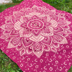 Golden Lotus Wall Tapestry 210 * 230 cm