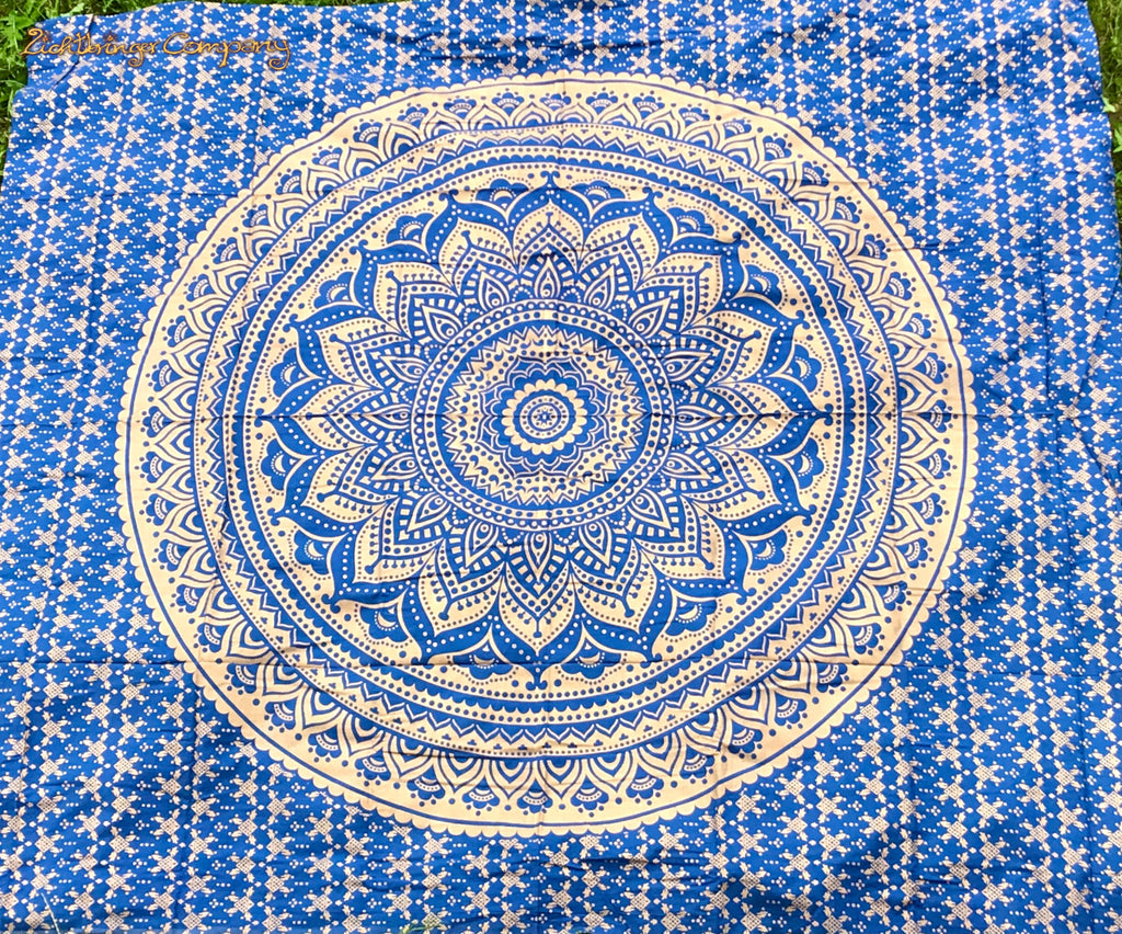 Goldenes Mandala Wandtuch 210 * 230 cm