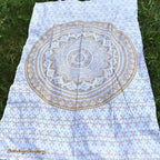 Goldenes Mandala Wandtuch 140 * 220 cm