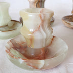 Chandeliers en marbre onyx