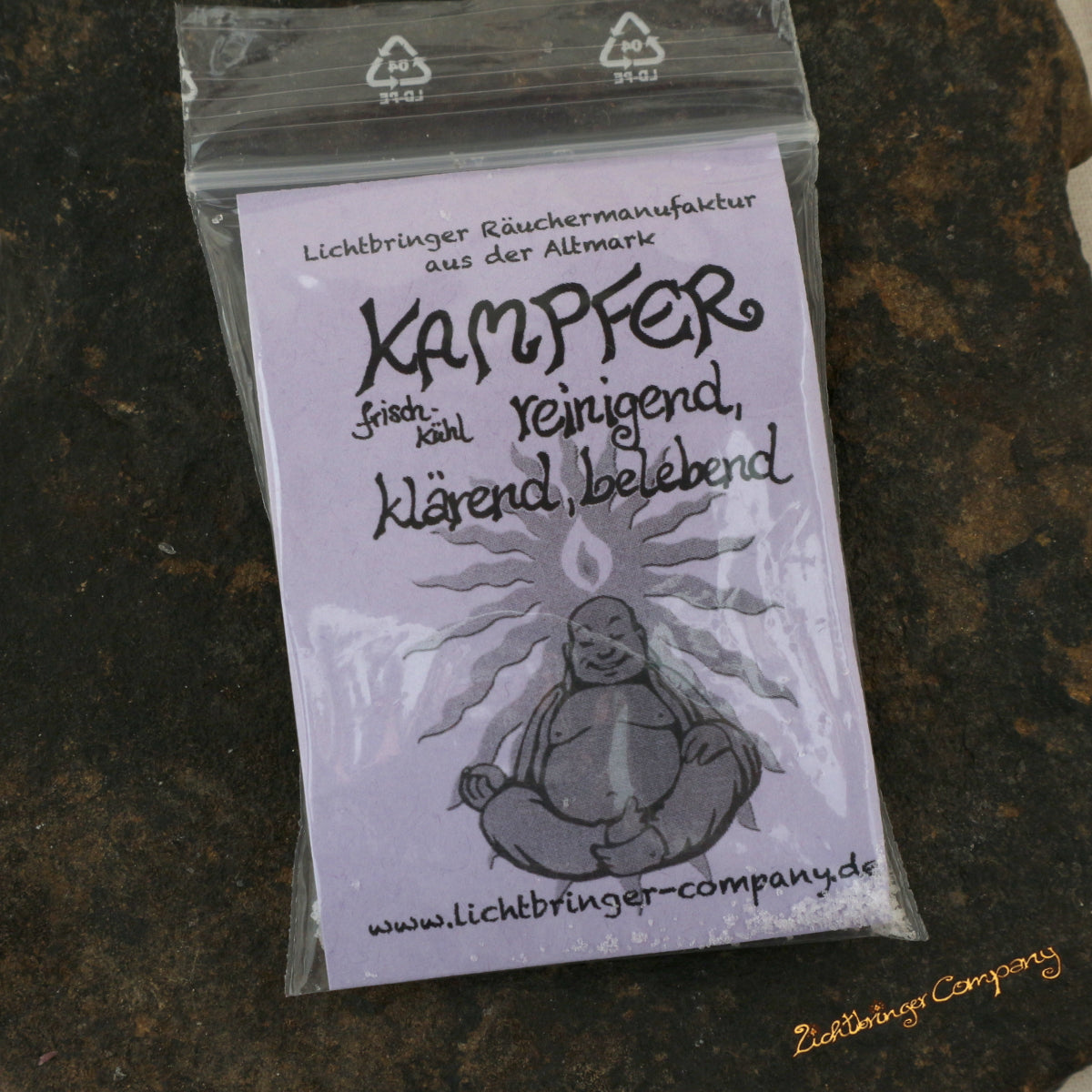 natürlicher Kampfer Räucherharz Kristalle verpackt als 10 Gramm Beutel