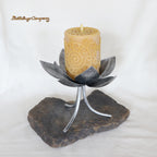Lotus Kerzenständer