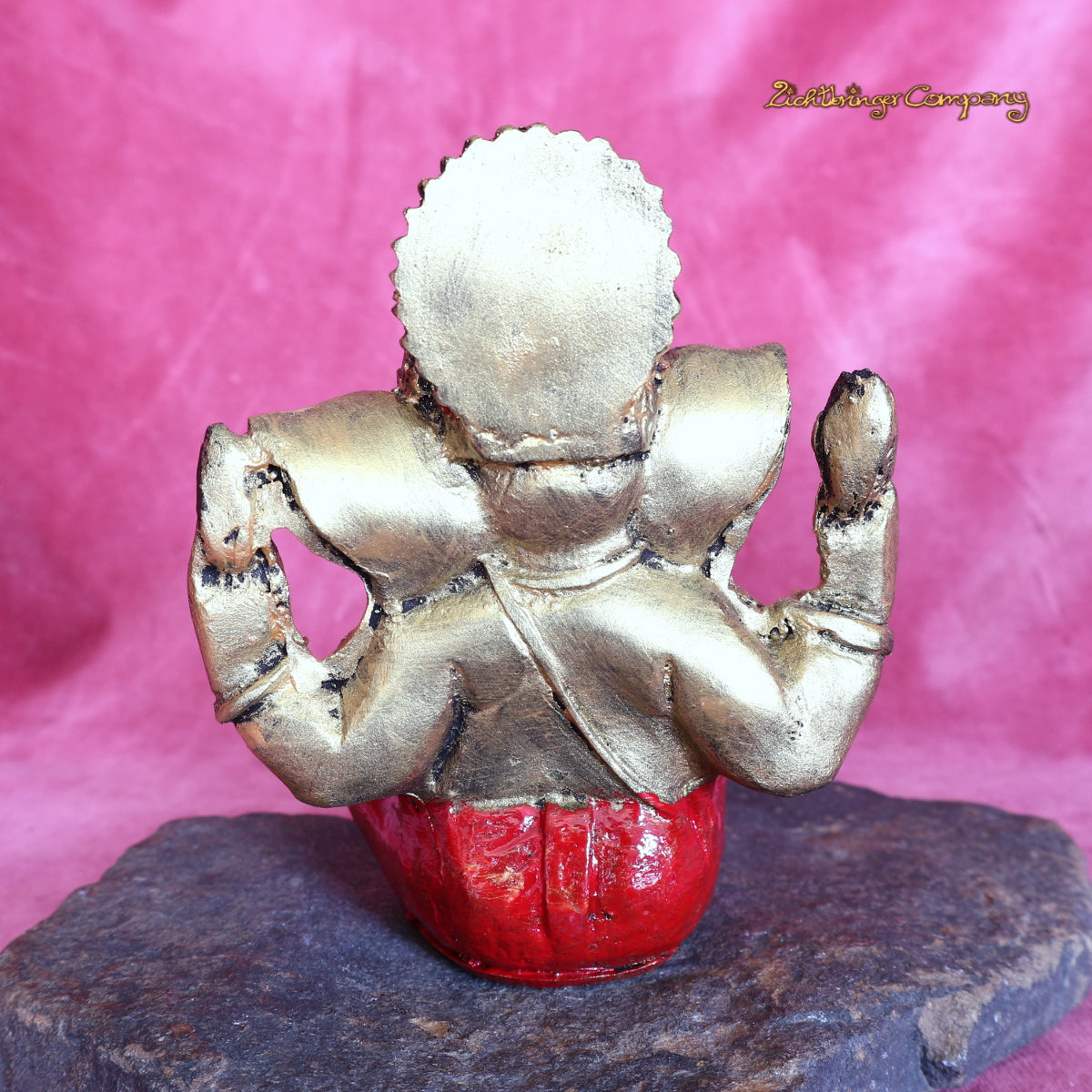 Ganesha aus Kunstharz - Höhe 12 cm