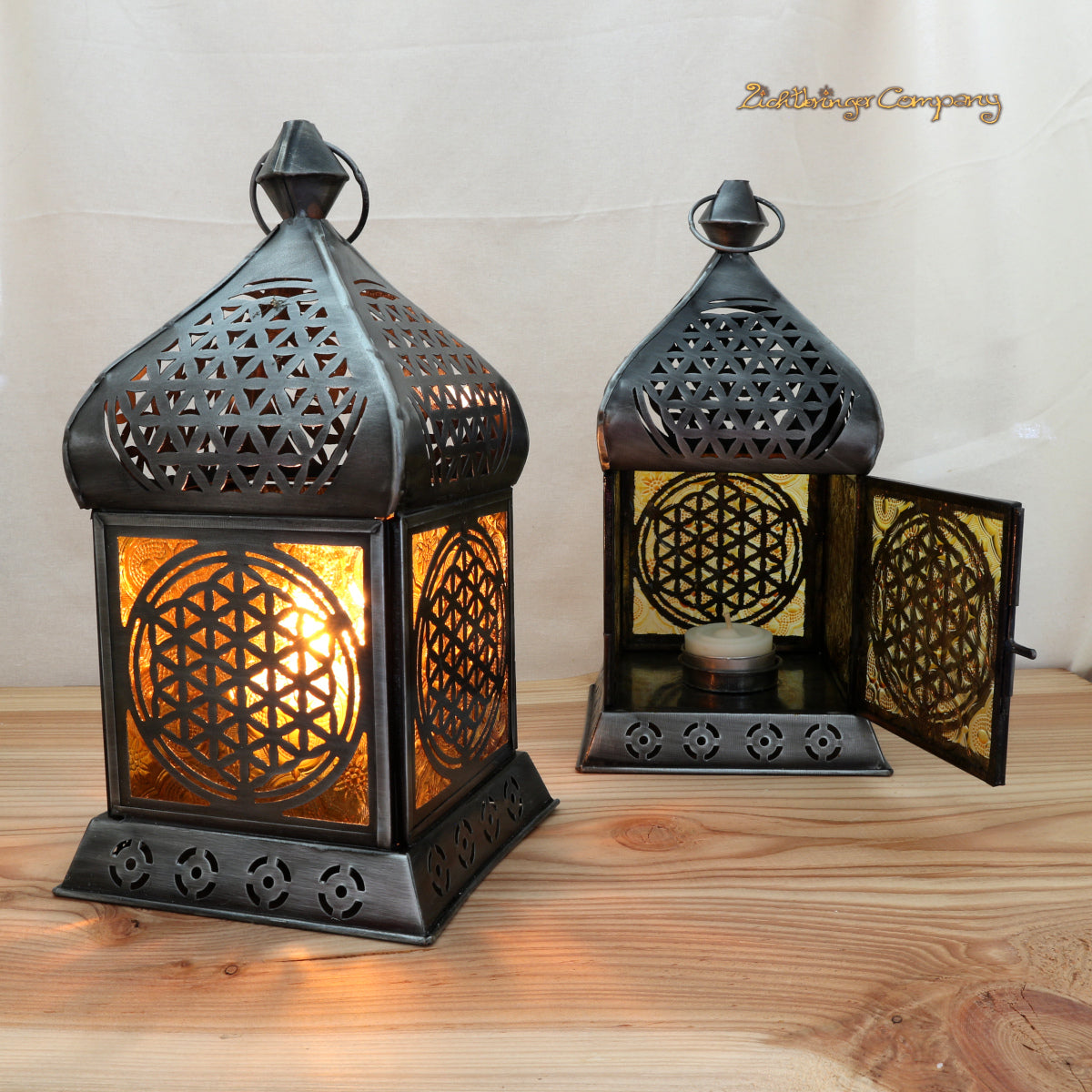 Laterne Blume des Lebens