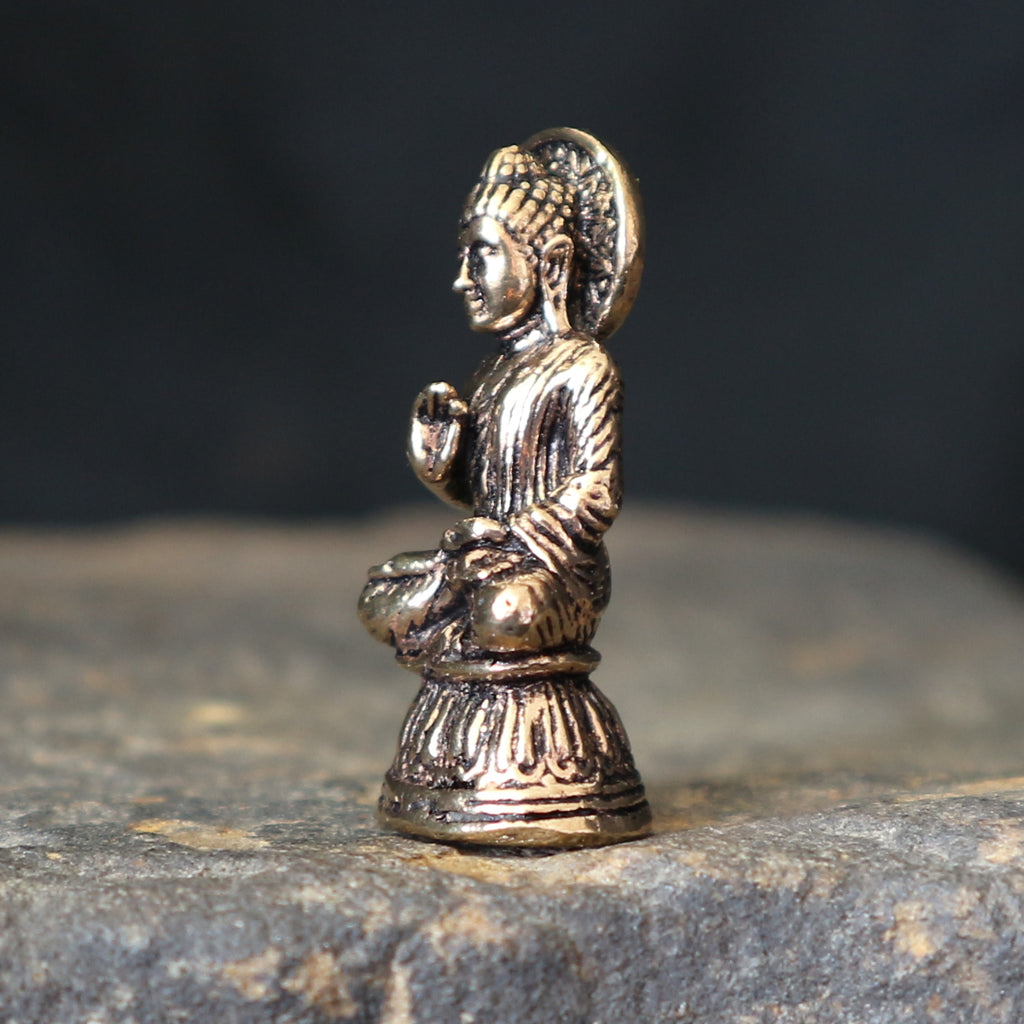 Gautama Buddha - Brass Minifigure