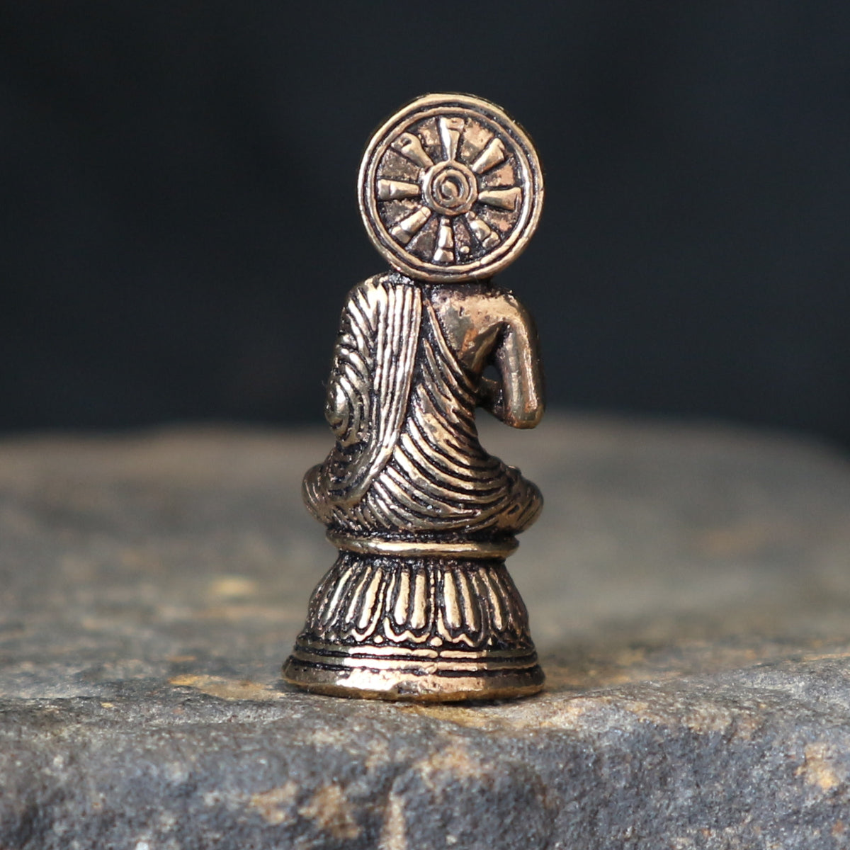 Gautama Buddha - Minifigur aus Messing
