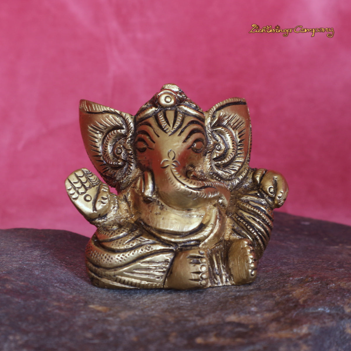 Ganesha Baby Statue aus Messing