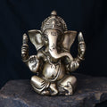 Ganesha Figur aus Messing