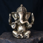 Ganesha Figur aus Messing