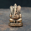 Ganesha Minifigur aus Messing