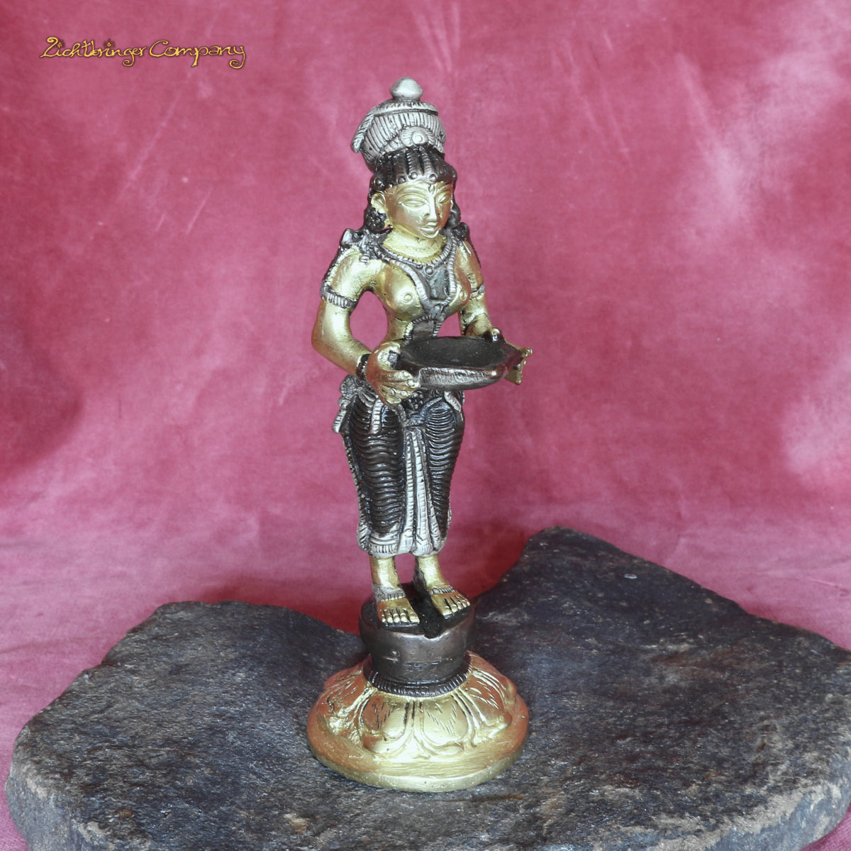 Deep Lakshmi Statue - Höhe 13 cm, 300 Gramm