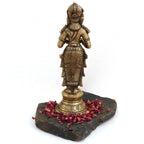 Statue de Deep Lakshmi - hauteur 23 cm, 1550 grammes