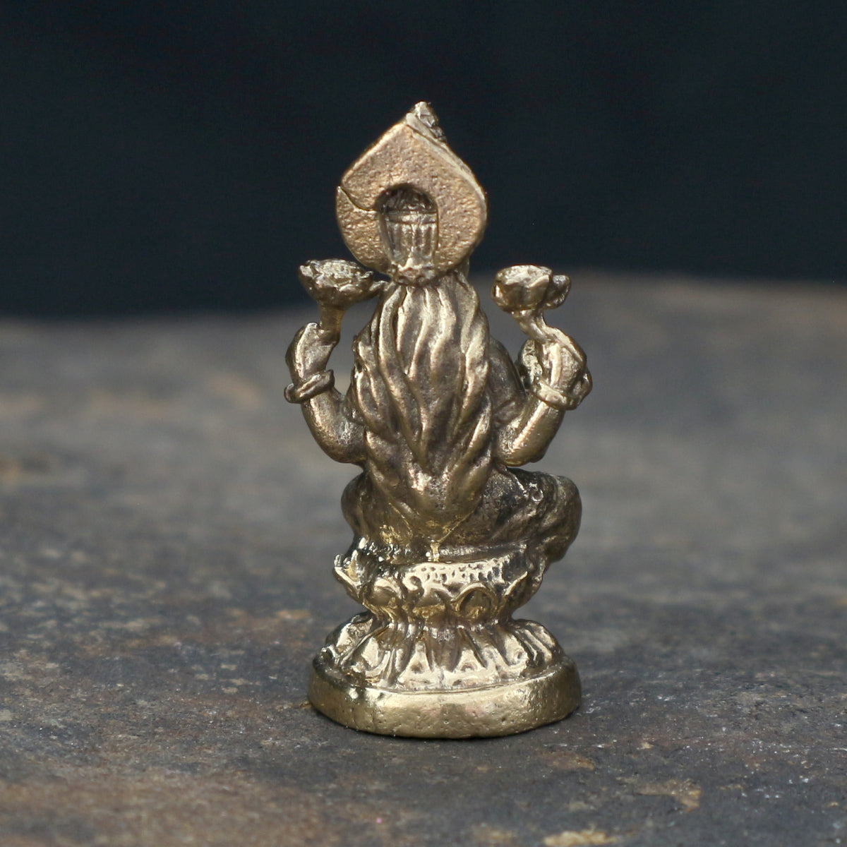 Lakshmi Minifigur aus Messing