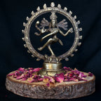 Shiva Nataraj Statue aus Messing