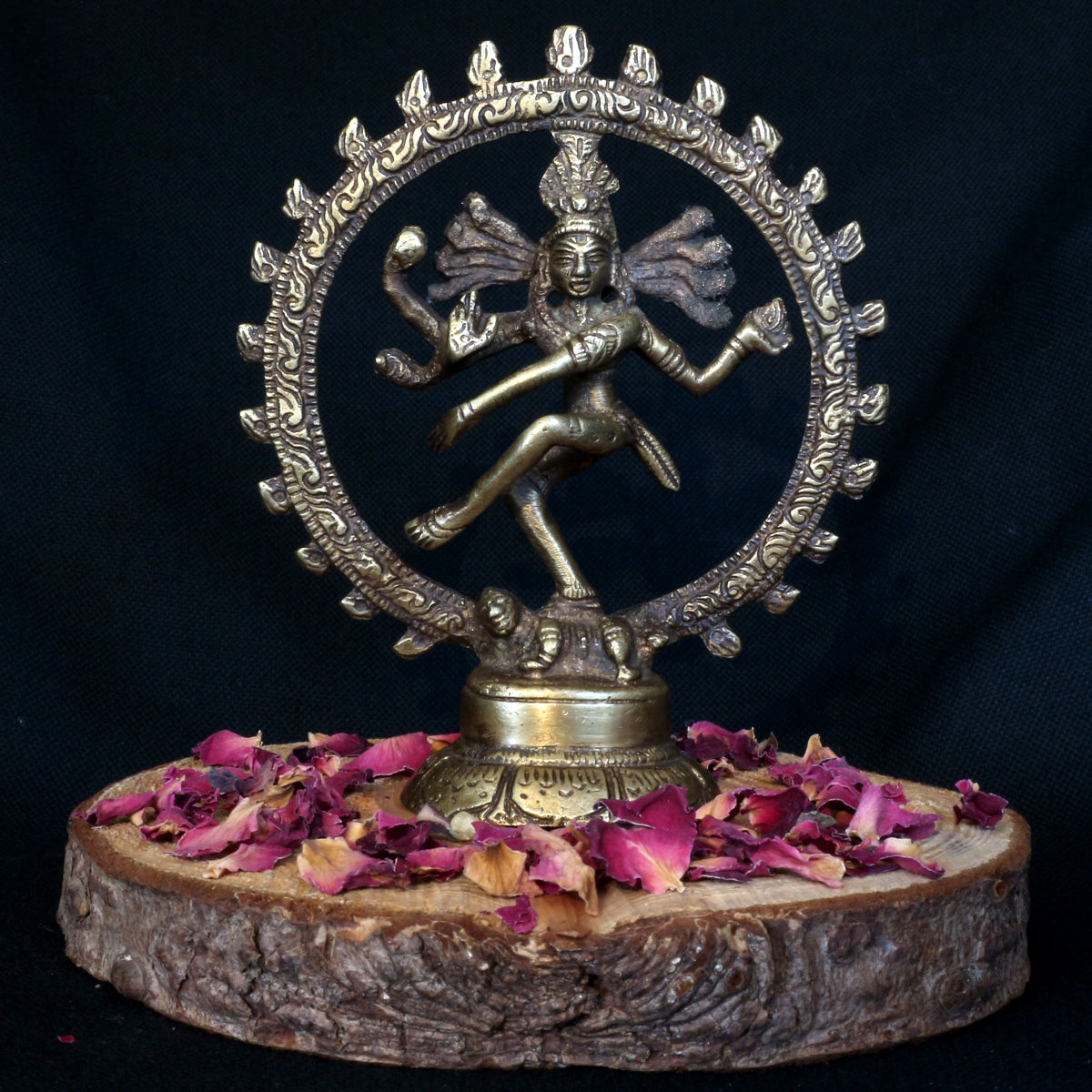 Shiva Nataraj Statue aus Messing