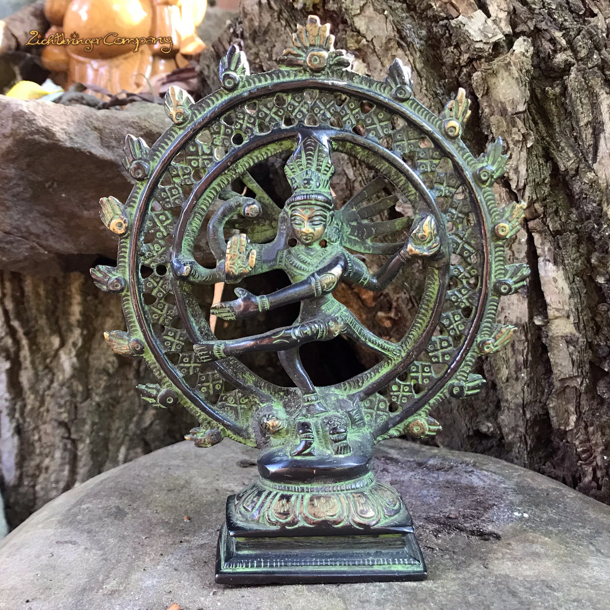 Shiva Nataraj - der kosmische Tänzer- Höhe 15 cm, 470 Gramm