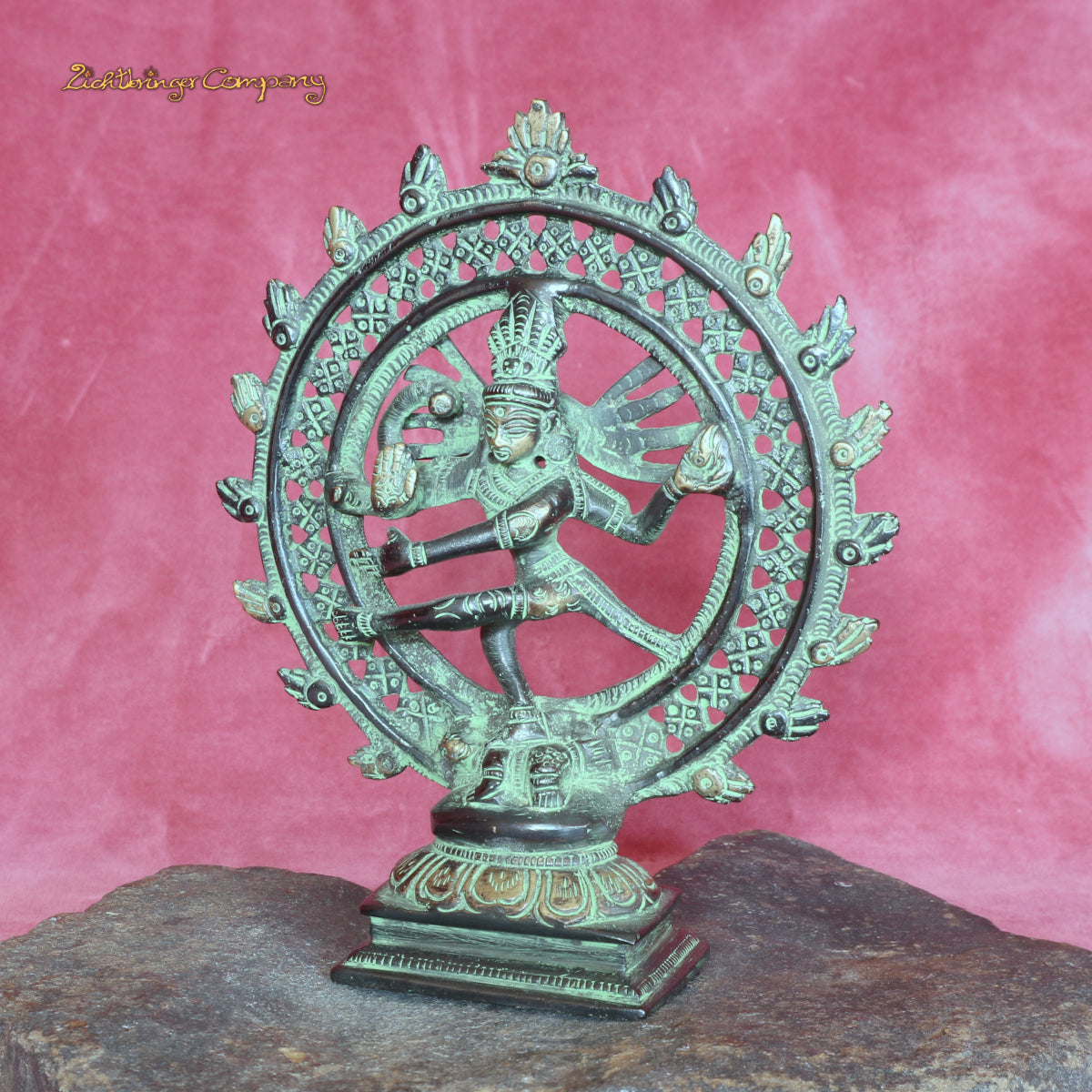 Shiva Nataraj - der kosmische Tänzer- Höhe 15 cm, 470 Gramm
