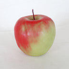 Apfel als Kerze