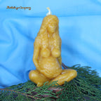Pacha Mama Bienenwachskerze – Mutter Natur Kerzenstatue, Made in Germany