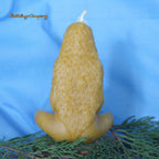 Pacha Mama Bienenwachskerze, Detailansicht – Mutter Natur Kerzenstatue, Made in Germany