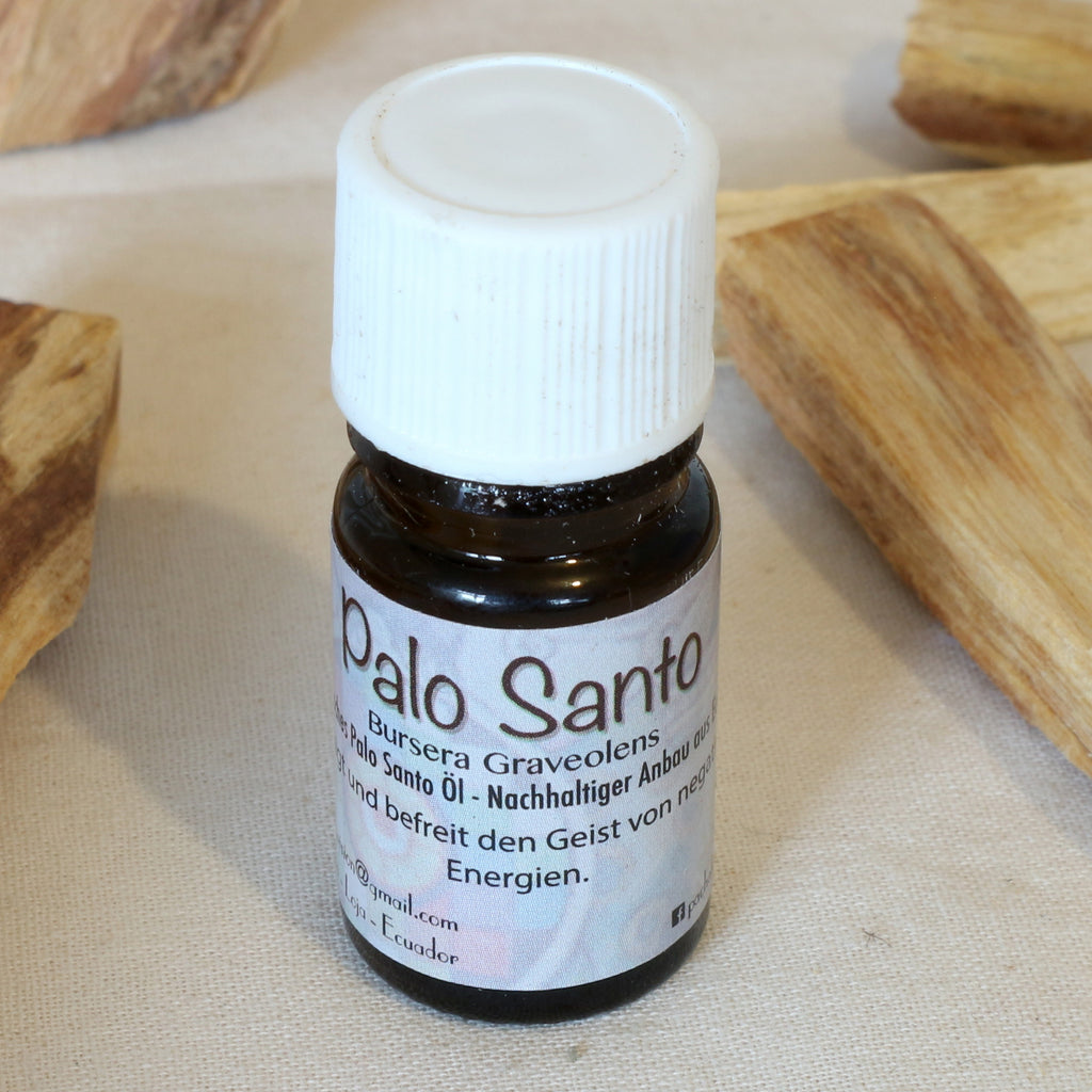 Huile essentielle de Palo Santo 100 % pure – Bursera graveolens – 5 ml