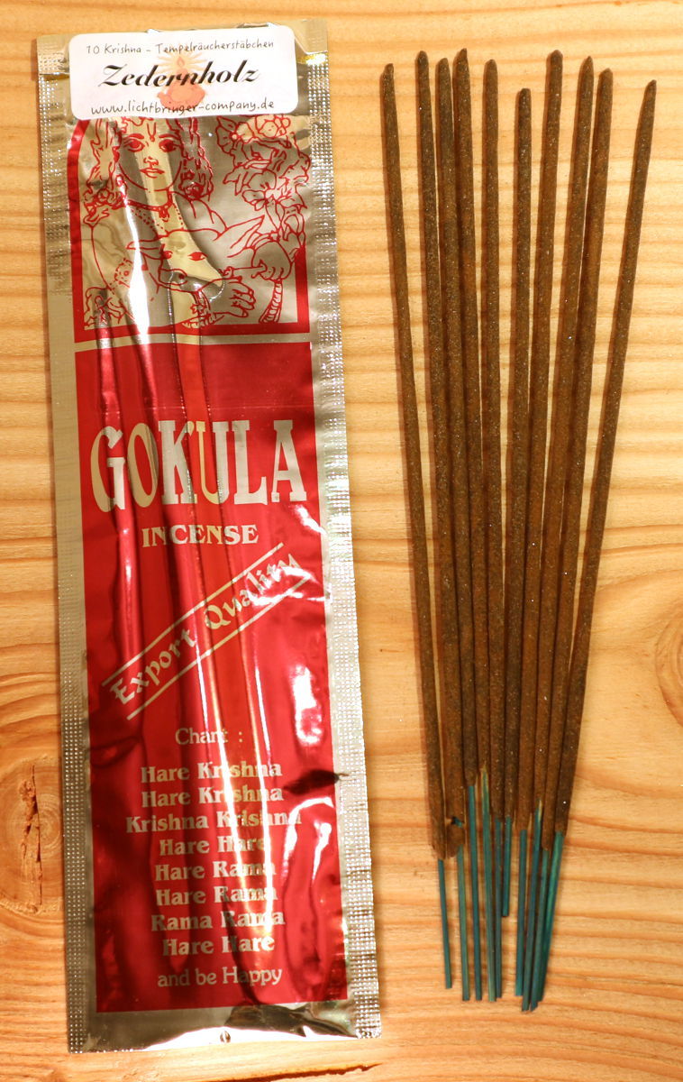 Indische Tempelräucherstäbchen 100% naturrein - Indian Classic!