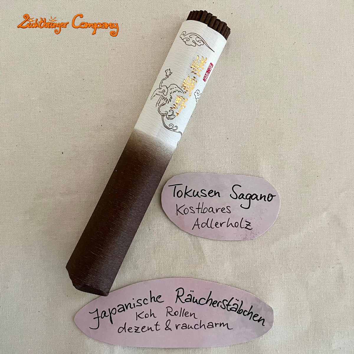 Japanische Räucherstäbchen, Adlerholz Räucherstäbchen Tokusen Sagano