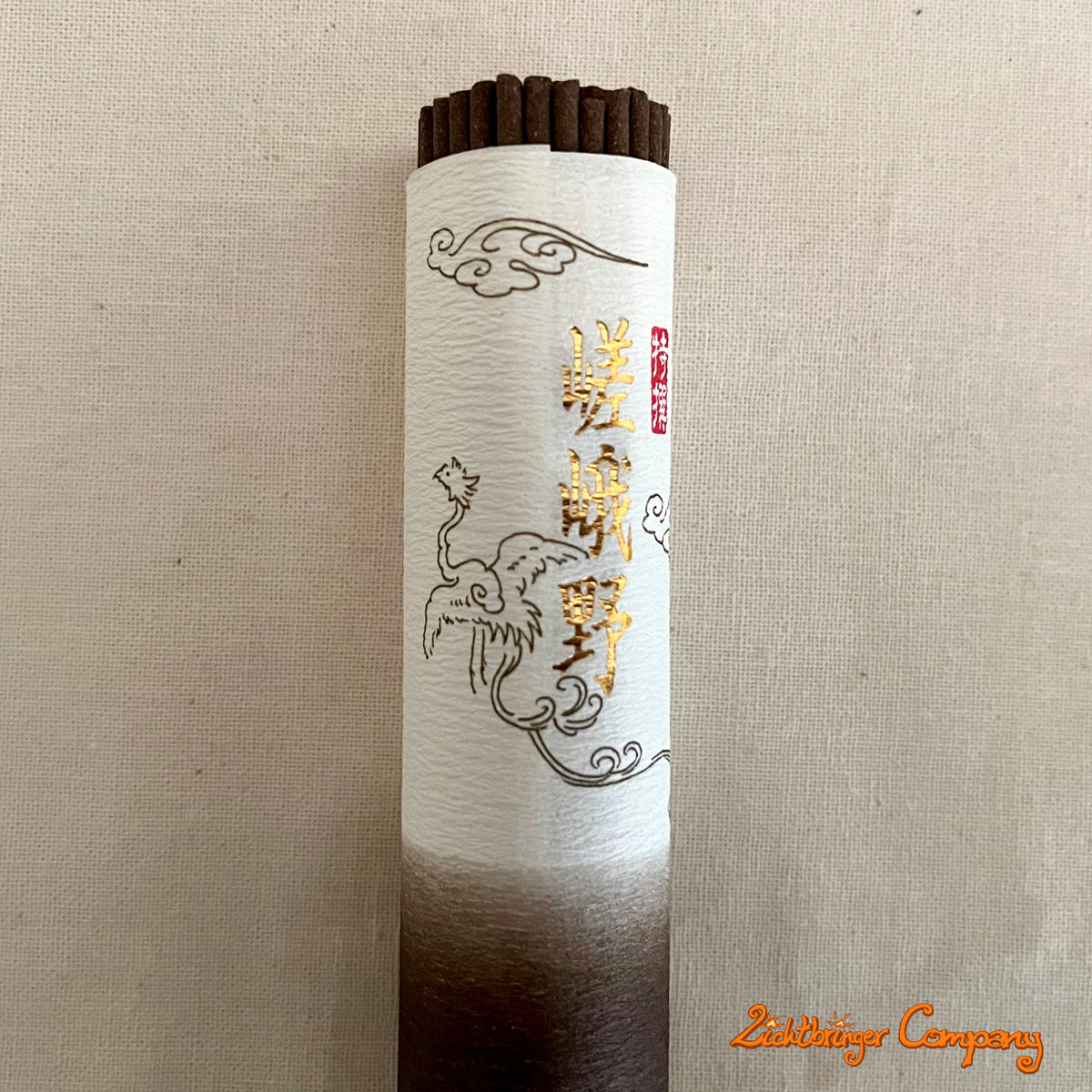Tokusen Sagano Detailansicht einer japanischen Räucherstäbchenrolle, von Nippon Kodo