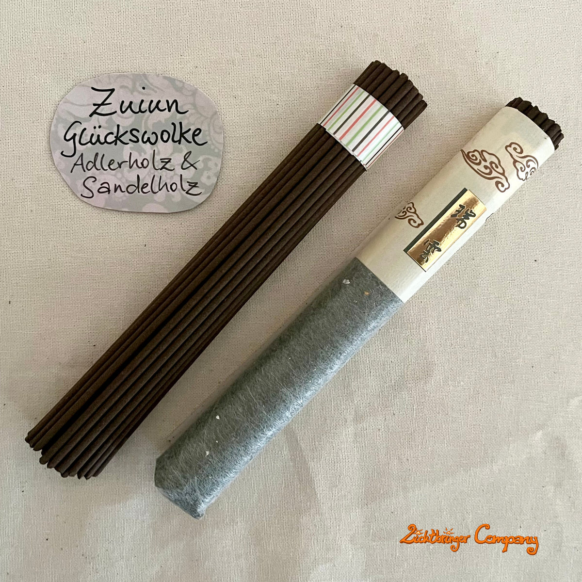 Zuiun Glückswolke, japanische Räucherstäbchen von Nippon Kodo, in Rollenform