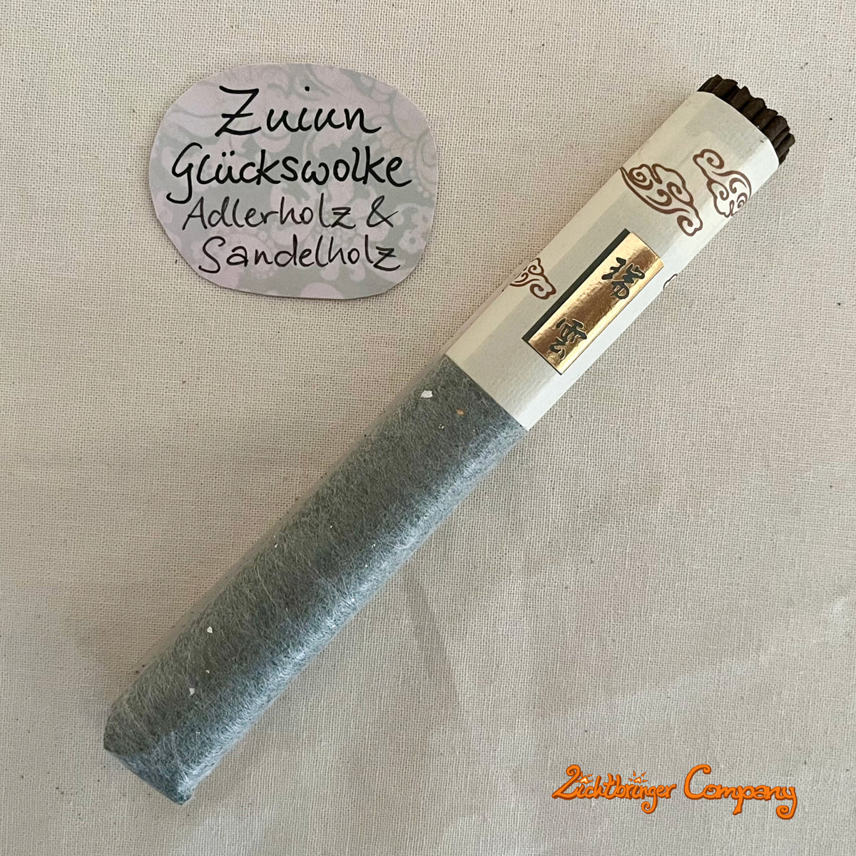 Zuiun japanische Räucherstäbchen von Nippon Kodo, in Rollenform, mit Adlerholz & Sandelholz