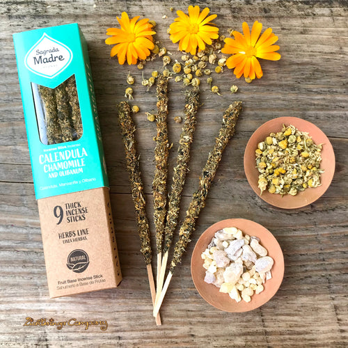 Sagrada Madre Räucherstäbchen Calendula Chamomile and Olibanum