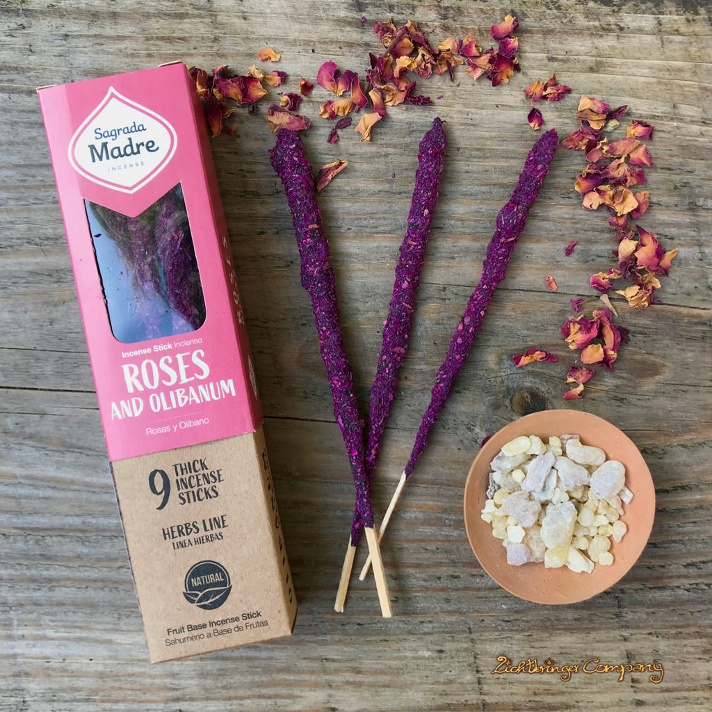 Sagrada Madre Räucherstäbchen Rose Olibanum
