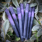 Gothic Stabkerze lila schwarz