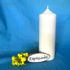 Rapswachs Stumpenkerze, Höhe 16 cm, Lichtbringer Company