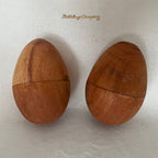 Shaker-Ei aus Holz - Rasselei