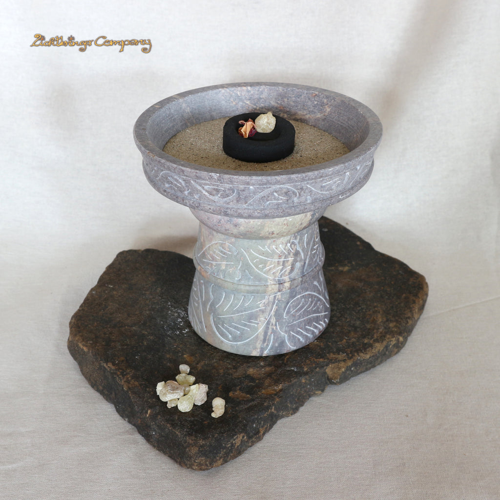 Räucherkelch mit Blume des Lebens