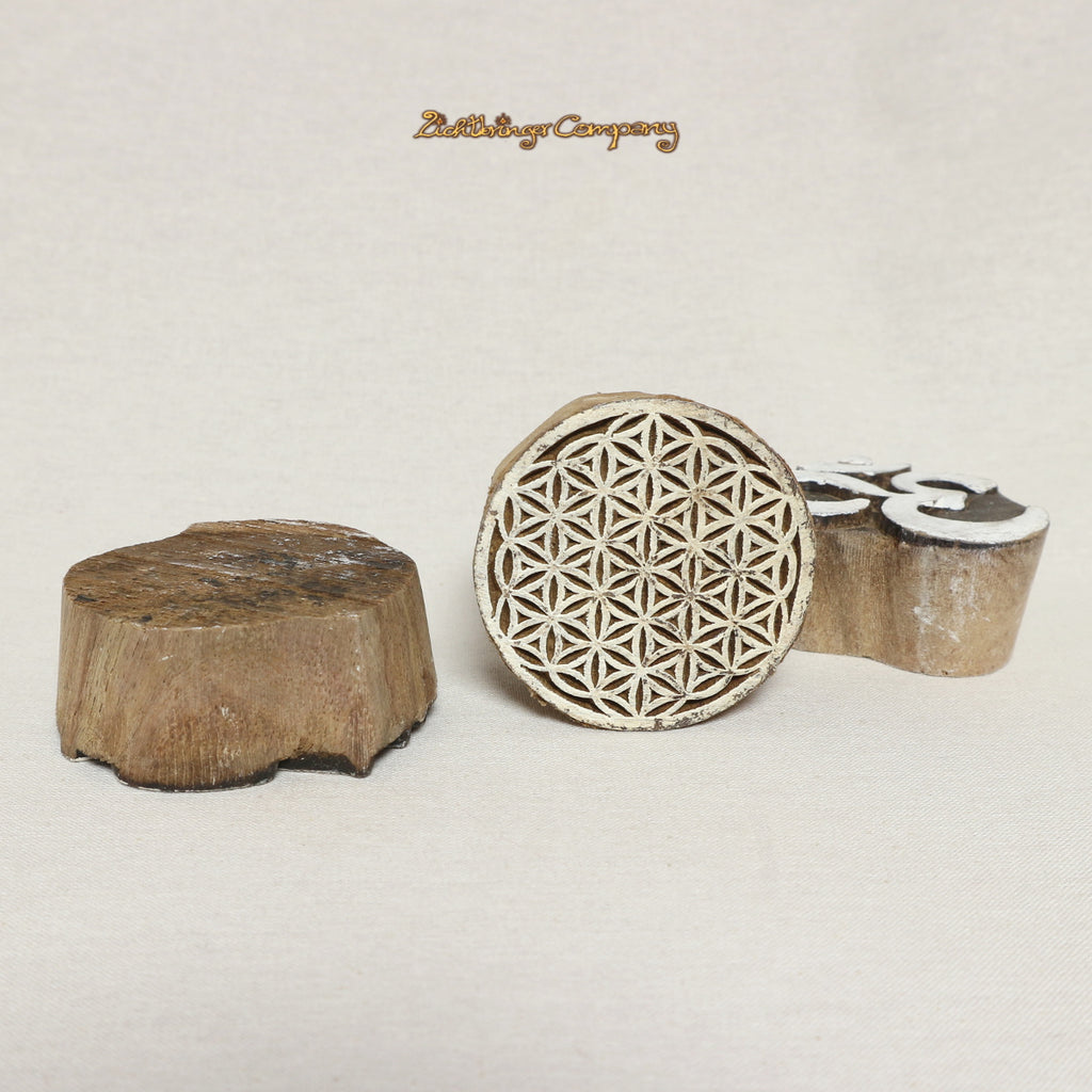 Holzstempel Blume des Lebens